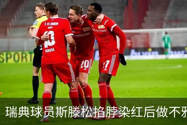 瑞典球员斯滕松掐脖染红后做不雅动作，或遭追加停赛